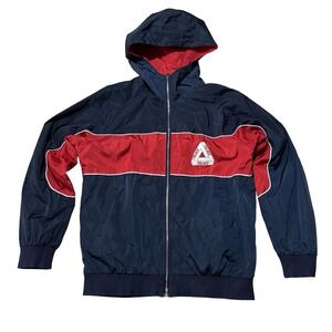 Palace Skateboards Men's Full Zip Fukuoka Windbreaker Jacket Size LG 22 x 27